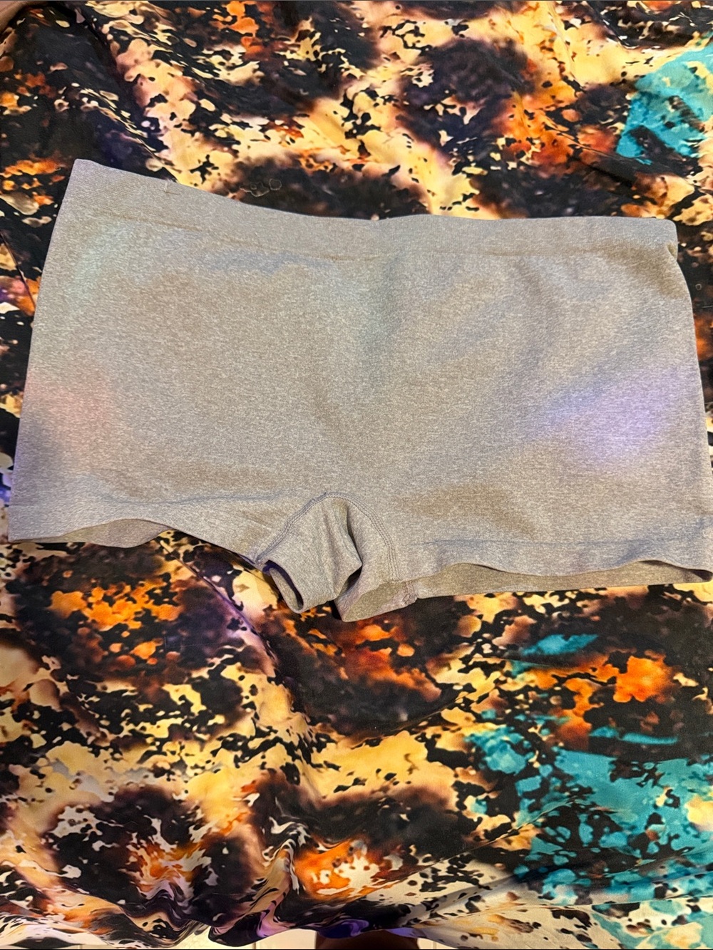 Gently used Women’s Shimmery Gray Boyshorts - Stretch Comfort